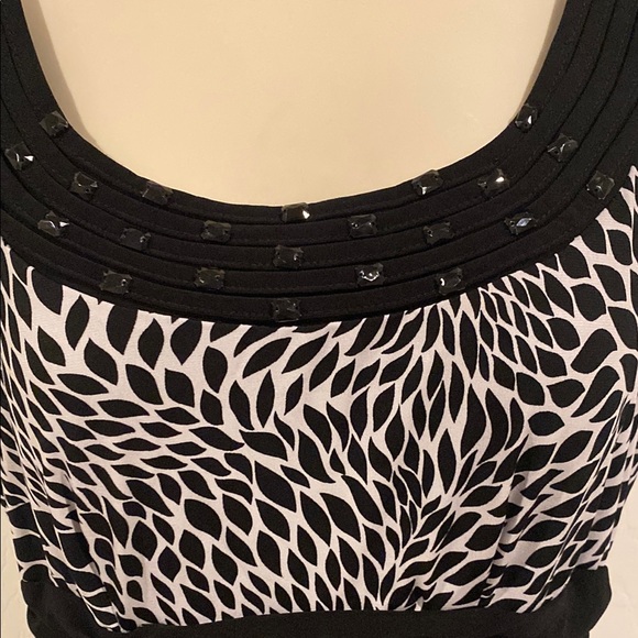 Elegant Perception's Black and White Sleeveless Dress - Picture 2 of 4